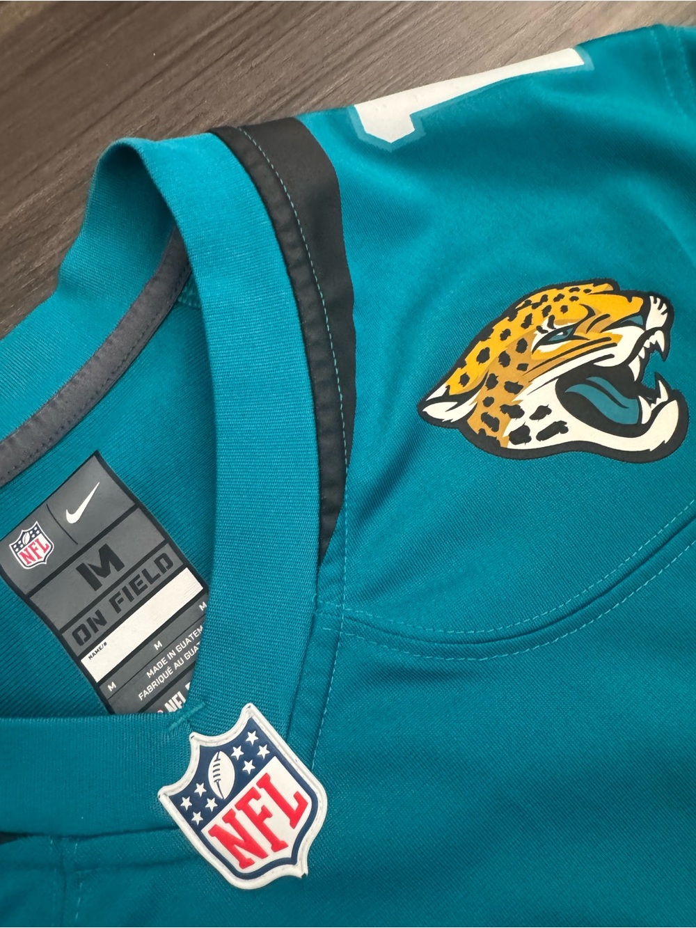 Nike Jacksonville Jaguars Travis Etienne Jr #1 NFL On Field Game Jersey Men Med - Picture 4 of 8